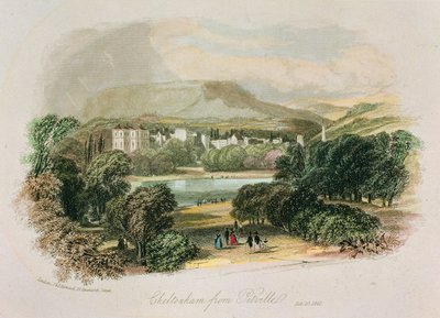 Cheltenham: fra Pittville, 1841 af English School